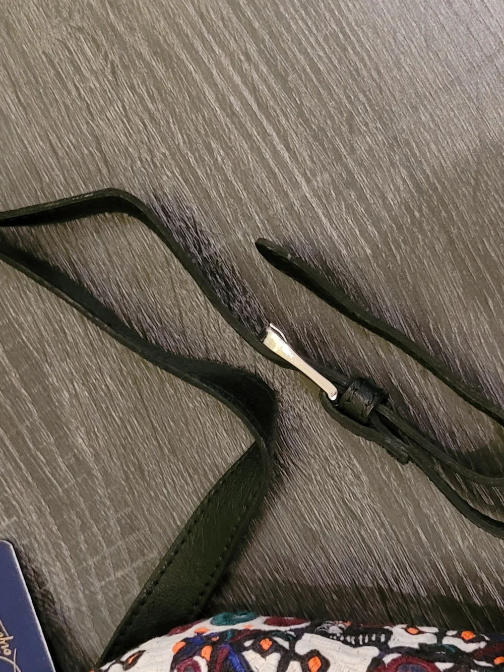 Embroidered Multi-Color Crossbody Bag with Dark Green Flap